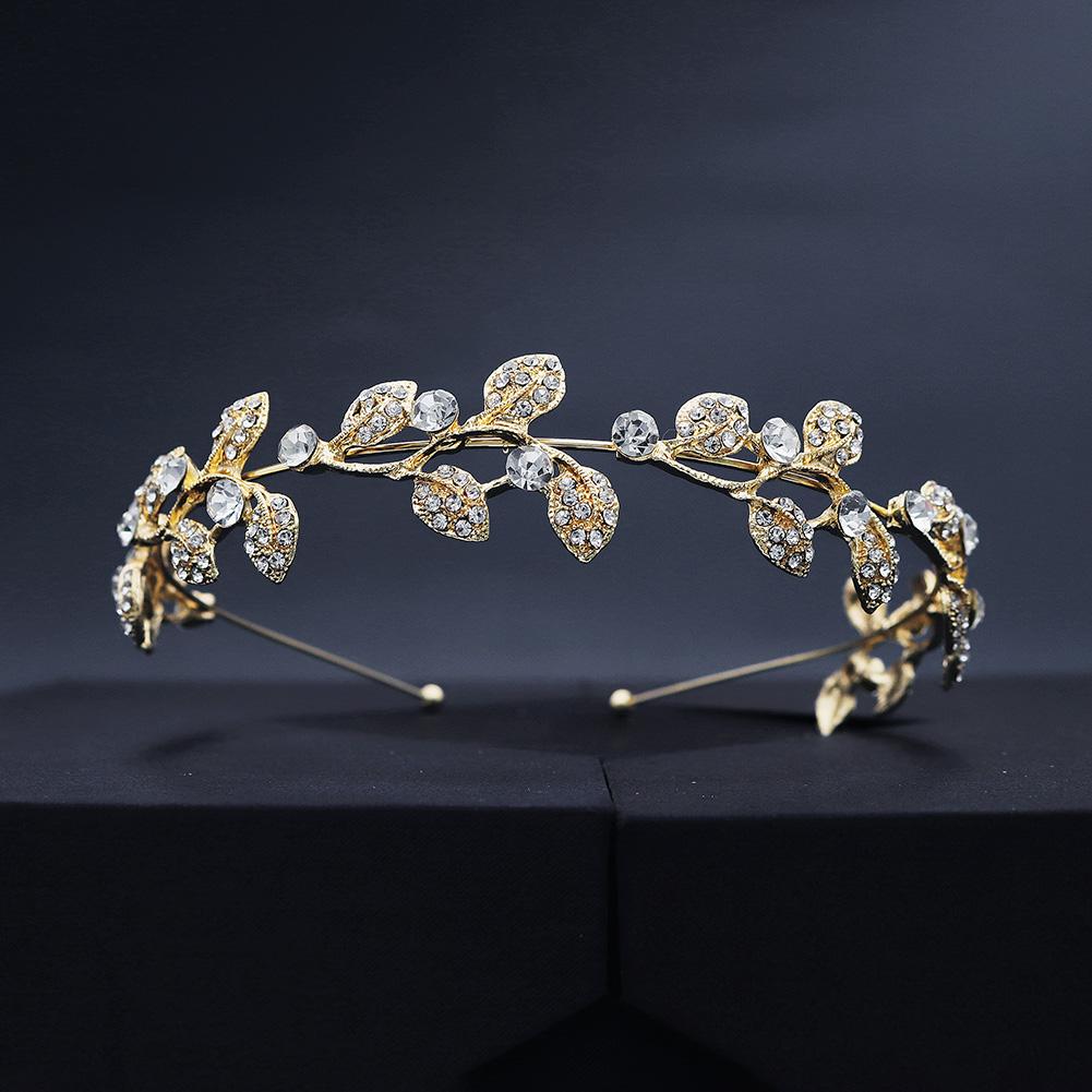 Simple Crystal Women's Hair Bands Fashion Alloy Mori Princess Headband Headdress Party Holiday Jewelry Hair Accessories Tiara
