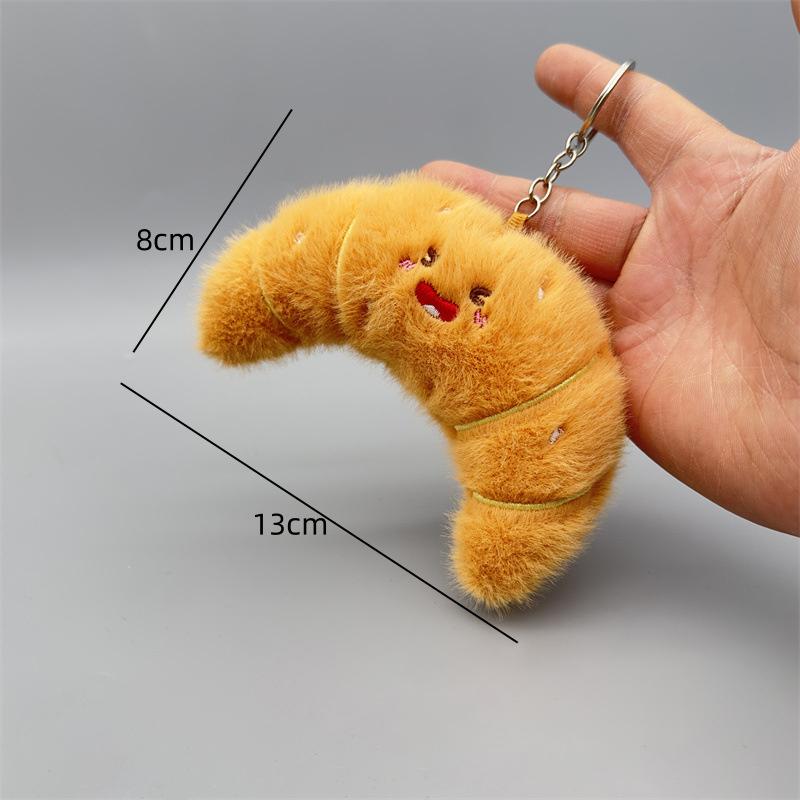 

Кавайная еда плюшевая игрушка брелок креативный гамбургер круассаны булочка хлеб плюшевая кукла брелок украшение подвеска для рюкзака подарок