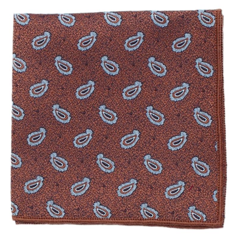 Fashion Men Neck Tie Handkerchief Suit Mens Wedding Silk Pocket Square Luxurys Paisleys Handkerchief Hanky