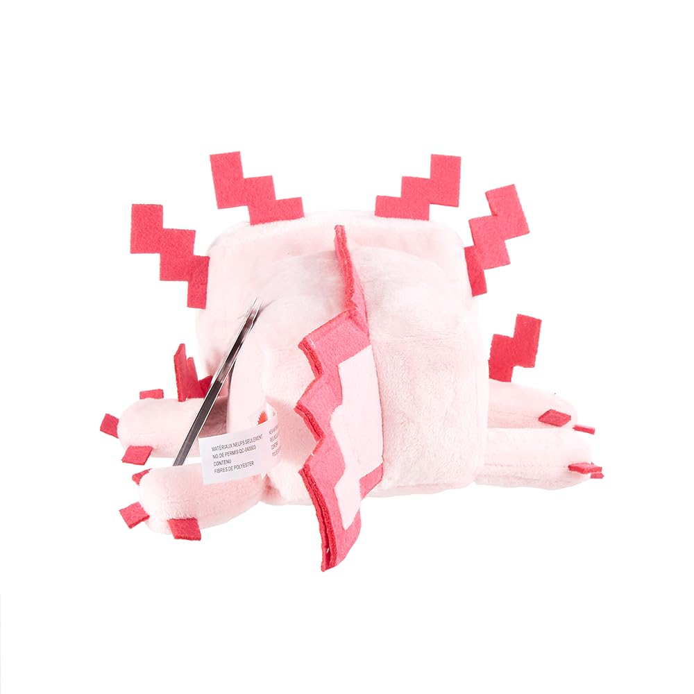 Officially Licensed Minecraft Axolotl Plush Toy (Basic)