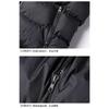 Winter Warm Thick Teen Solid Stand Collar Black Casual Zip Straight Hem Padded Vest