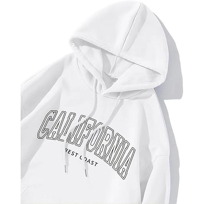 Unisex Casual Letter Print Spring/Autumn Hoodie