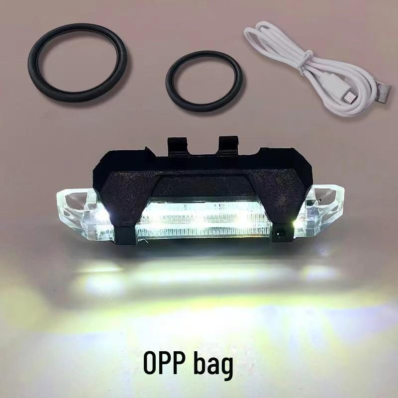 Lampă spate LED reîncărcabilă USB pentru biciclete de munte