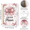 Planner 2026-2028 Spiral Bound Bow 36-Month Hardcover 3 Year Planner Calendar For Home School Office Work Appointment Academic
