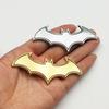 3d Metal Gold Chrome Black Bat Sticker Car Body Badge Fender Emblem Logo Decal Auto Car Stying Motorcycle Decoration Accessories