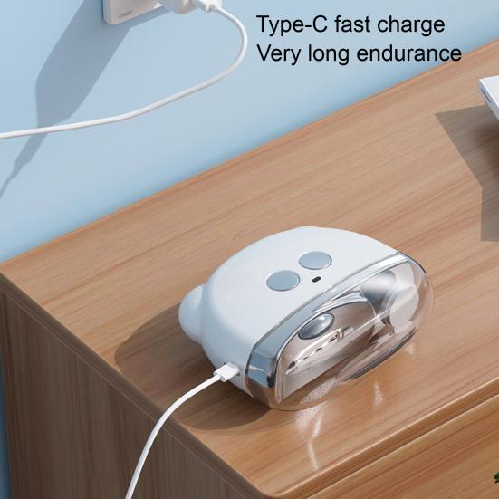 Elektrická kleštička na nehty s LED světlem 3-rychlostně nastavitelná USB dobíjecí automatická