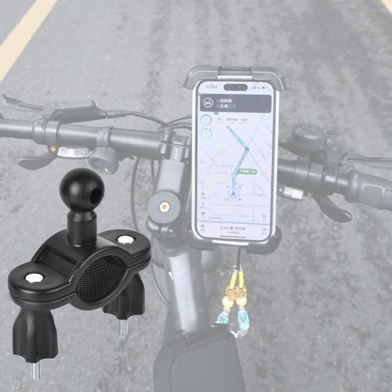 Universal Bike Phone Holder Base 17mm Ball Head Adjustable Viewing Angles Easy Carry Strong Plastic Design for Travel