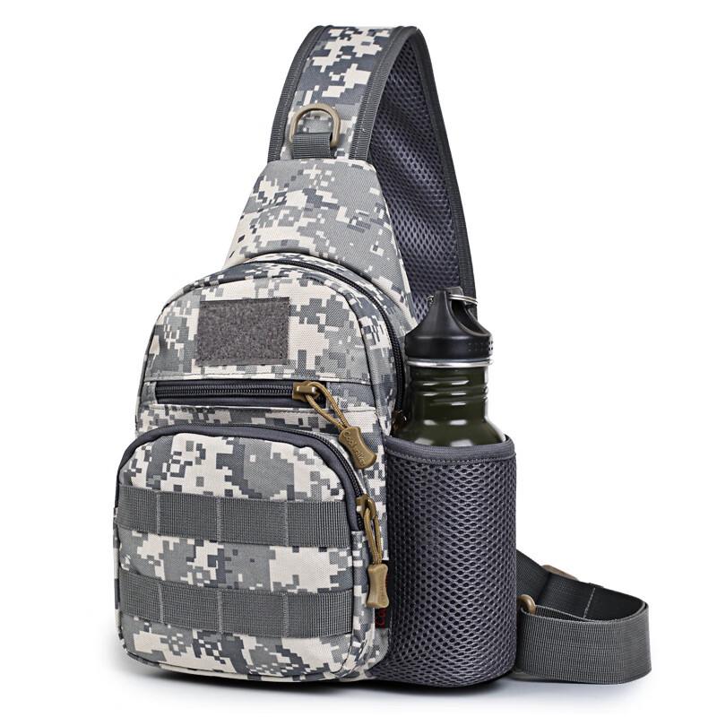 Outdoor Cycling Sling Bag with Water Bottle Pouch 15-22L