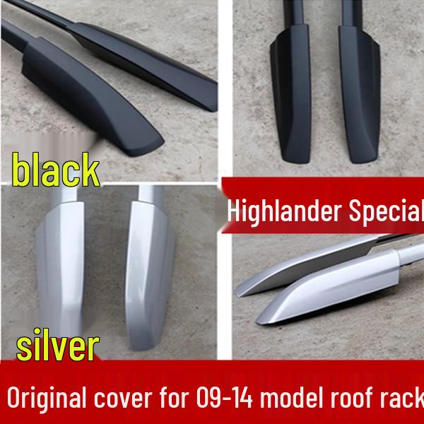 Dachgepäckträgerabdeckung für 2007-2014 Highlander - Kunststoff-Autodachschale