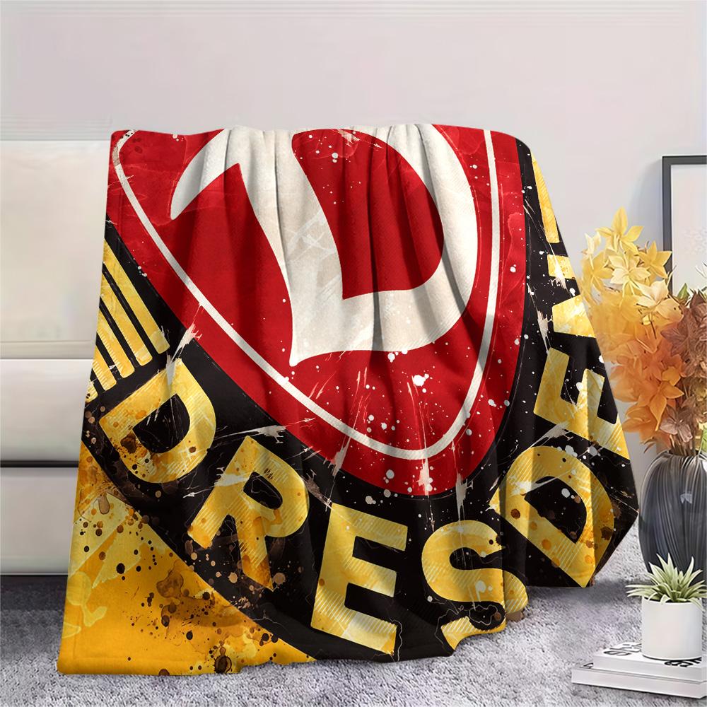 Coperta in Flanella con Stampa Dynamo Dresden, Alta qualità Confortevole per Tutte le Stagioni, Arredamento per la Casa, Calore e Comfort