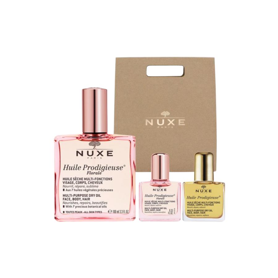 

Nuxe Huile Prodigieuse Мульти-цветочное масло 100 мл + 10 мл + Сухое масло 10 мл набор