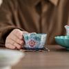 Enamel Color Personal Master Kung Fu Set Ceramic Tasting Tea Cup Gift Box Souvenir