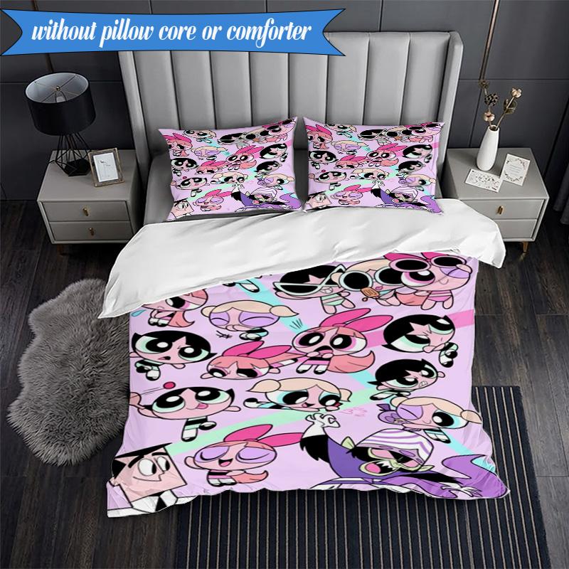 Power police Adventure 3pcs K-pop music group Bedding set,Ideal for Bedroom, Dormitory,Including Duvet Cover And 2pcs Pillowcases,Fan gifts