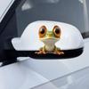 Quirky Big-eyed Frog Glass Car Beautification Decoration Window Sticker