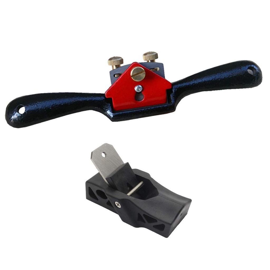 Felimore Woodworking Planer with Nanjing Curved Surface and Mini Plane Set Handle, Plane, Finishing, Chamfering, (2-Piece Set)