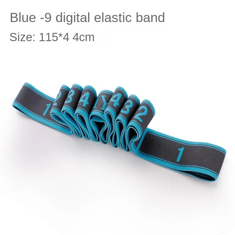 Yoga Pull Strap Belt Multi-Section Elastic Yoga Resistance Bands Latin Dance Stretching Band for Adult Child GYM Fitness Bands