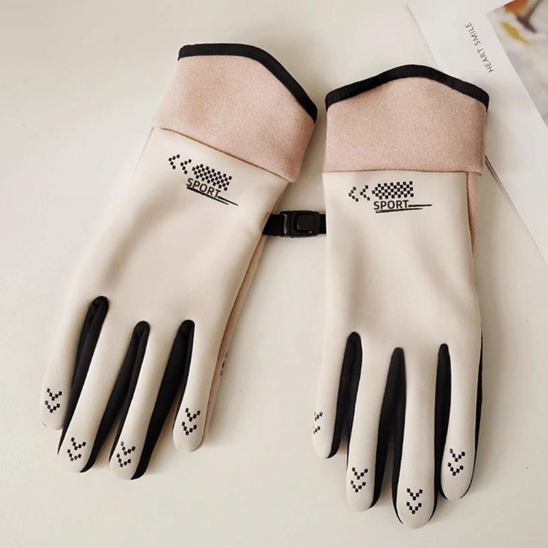 Winter Warm Touchable Screen Enabled Gloves For Men Women Waterproof Design NonSlip Palms Outdoor Sports