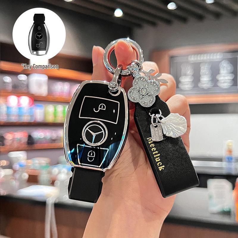 Mercedes Key Cover for GLA200, C200L, A-Class A180L, GLC260L, B-Class 260GLK, R-Class