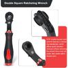 Automatic Slack Adjuster Tools, 5/16" Brake Adjustment Tool Ratcheting Wrench Air Brake System Adjustment Wrench Tools Set For Semi Truck Big Truck