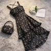 2026 Summer New Arrival: Sleeveless Square Neck Dress with Cinched Waist and Irregular Ditsy Floral Design