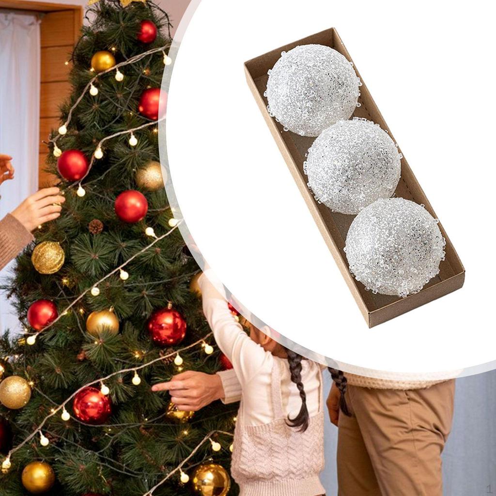 Christmas Ball Set Tree Decorations Handy DIY Projects Decorative Balls for