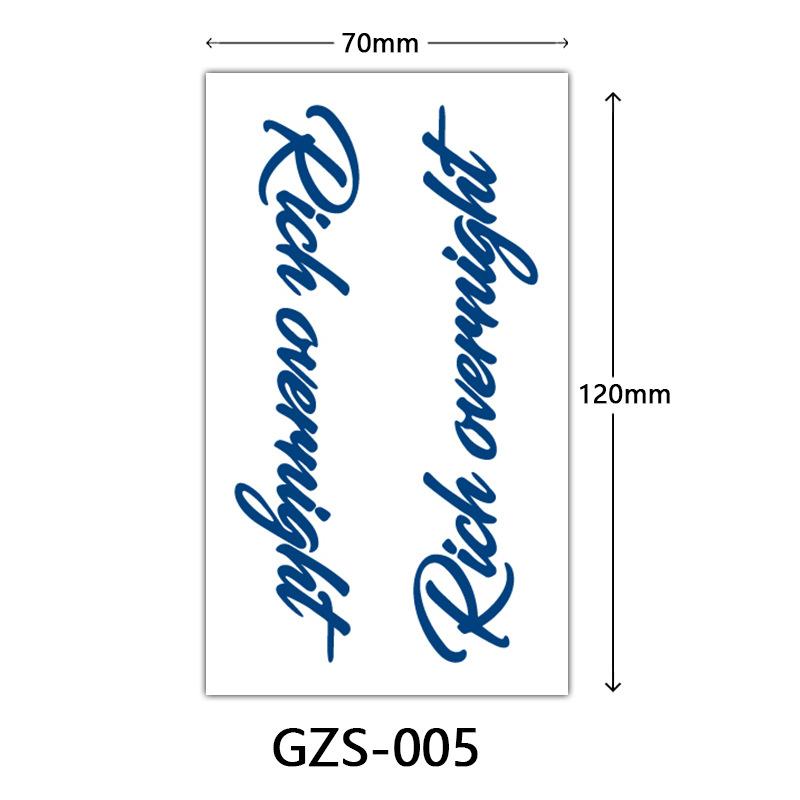 Juice Herbal Tattoo Sticker, Finger Sticker, Juice Semi-Permanent Tattoo Sticker, Sweat-Proof Tattoo