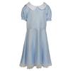 Alice In Wonderland Blue & White Maid Costume with Headband - Girls' Birthday Princess Dress
