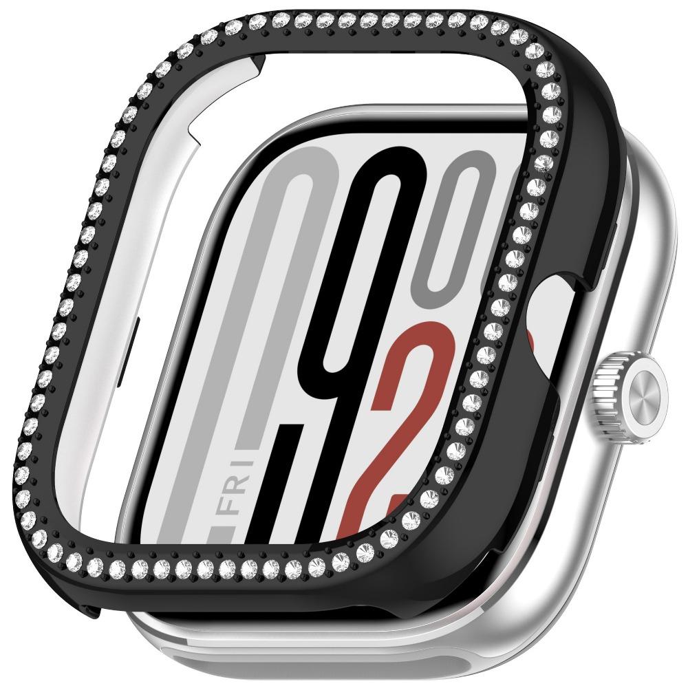 Custodia PC con Strass Per Xiaomi Redmi Watch 5 5eSIM Diamante Bumper Protettore Cornice Guscio Copertura per Redmi Watch 4 Accessorio(Nessuno schermo)