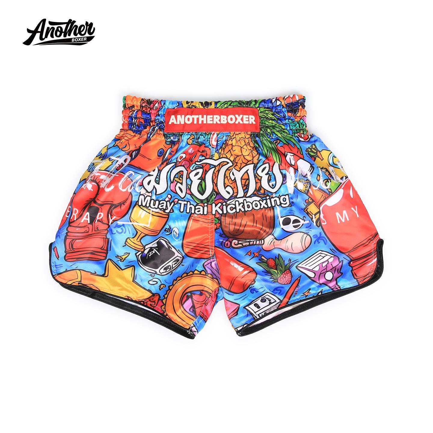 Muay Thai Shorts Children s Sanda Fighting Mixed Martial Daily Training Boxing Pants 110