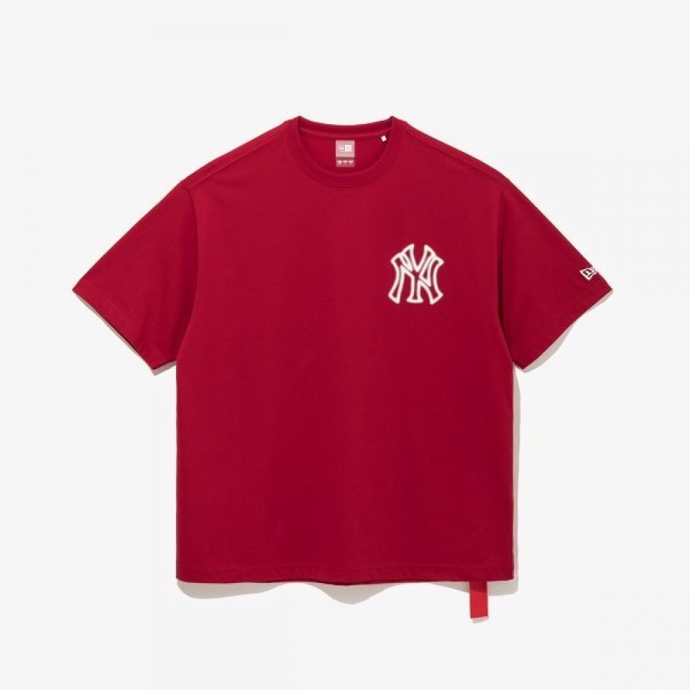 New Era New York Yankees Neon Logo T shirT Samba 14536480 RED/XXL