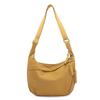 2024 Japanese Minimalist Large Capacity Crossbody Bag for Women - Versatile Student & Shoulder Canvas Dumpling Bag