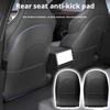 Car Seat Back Protective Mat For Tesla Model 3 / Y Full Seat Anti Kick Pad Leather Anti Scratch Protector Mats Car Accessories