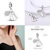 925 Silver Pendant Charms Beads Jewelry Fit Original 925 Bracelet Making For Woman Jewelry Fashion Pendant DIY Gift