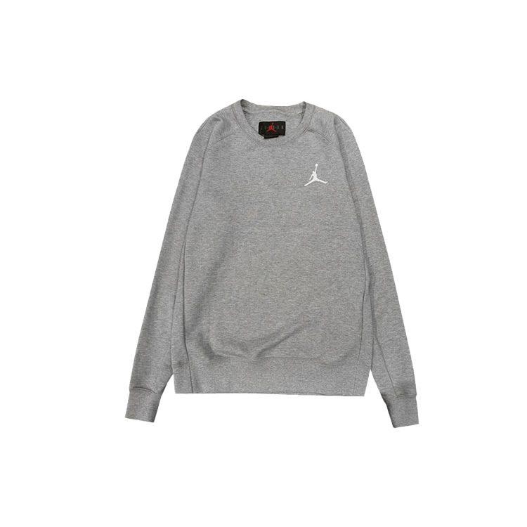Jordan Sweatshirts Men's Gray Crew Neck Moderate Regular CQ7760-063