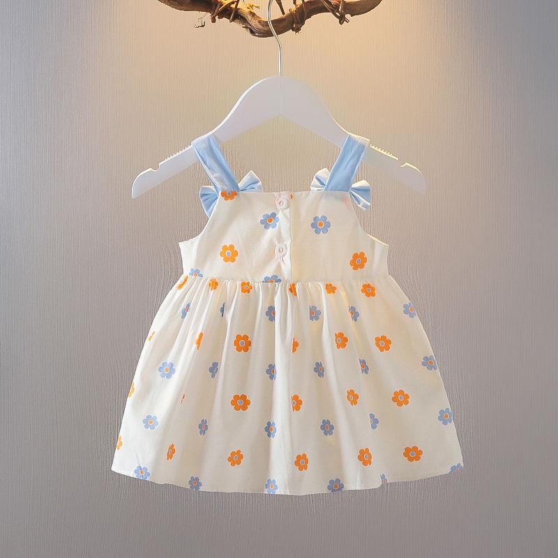 Children's Baby Clothes, New Cotton Cloth, Baby Girl, Princess Suspender Skirt, Vest Skirt, Free Bag