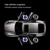 AABBC1 2Pcs LED Welcome Lights Car Door Emblem Projector Lamps Sticker For Volvo XC90 V90 V60 XC60 V40 EC40 EX40 S80 S60 S90 C40 XC40
