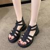 Women's Peep Toe Platform Party Sandals
