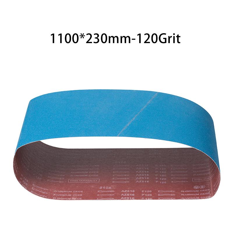 1pc Sanding Belts 120 Grits Blue Belt Sander Tool for Woodworking Metal Polishing Zirconia Sanding Sandpaper Abrasive Tool