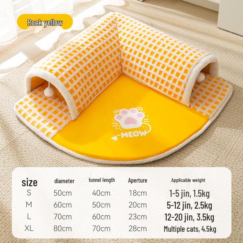 Cross-border Cat Villa: Cozy Autumn/Winter Nest for Kittens & Dogs