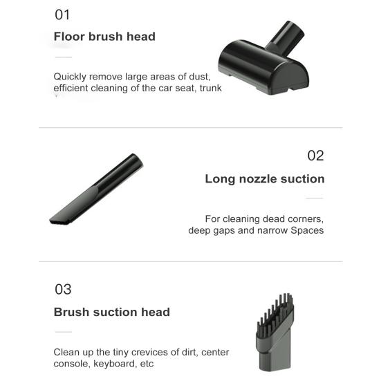 Cordless Handheld Vacuum Cleaner 19000pa Suction Power Low Noise Lightweight Portable Mini Rechargeable Vacuum Cleaner