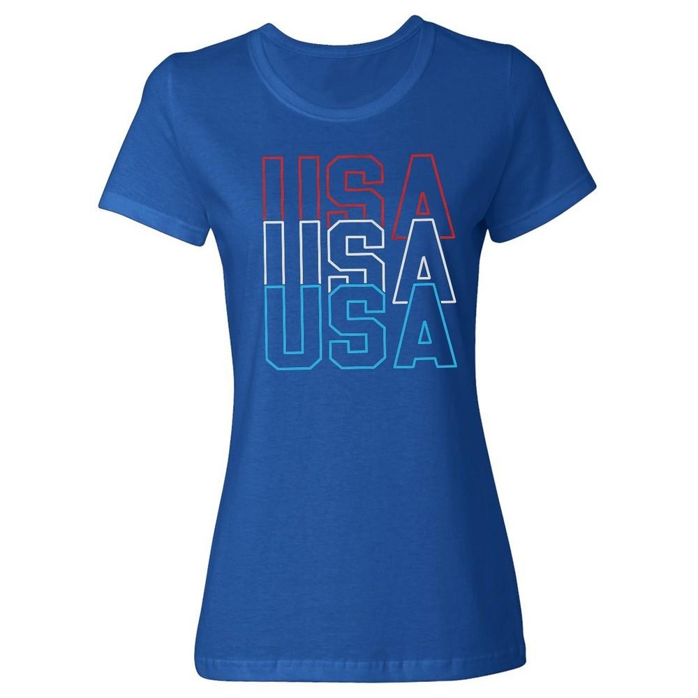 USA Independence Day - 4th of July Ladies  Crewneck T-Shirt Unisex T-Shirt XXXL