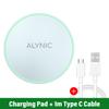 ALYNIC 15W Wireless Charger Pad Stand Chargers Desk Holder Fast Charging Dock Station for iPhone 15 14 13 12 11 X Samsung Xiaomi