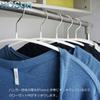 HOSUR Set of for Suits and Prevents Shape Gray Hangers, 10, Clothing, Deformation, Non-Slip, Sturdy, Space-Saving,