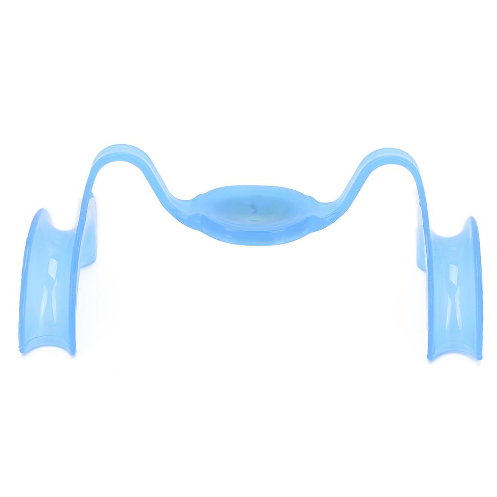 10ks Retraktor tváře ve tvaru M Zubní otvírač úst Ortodontický otvírač úst (Modrý)