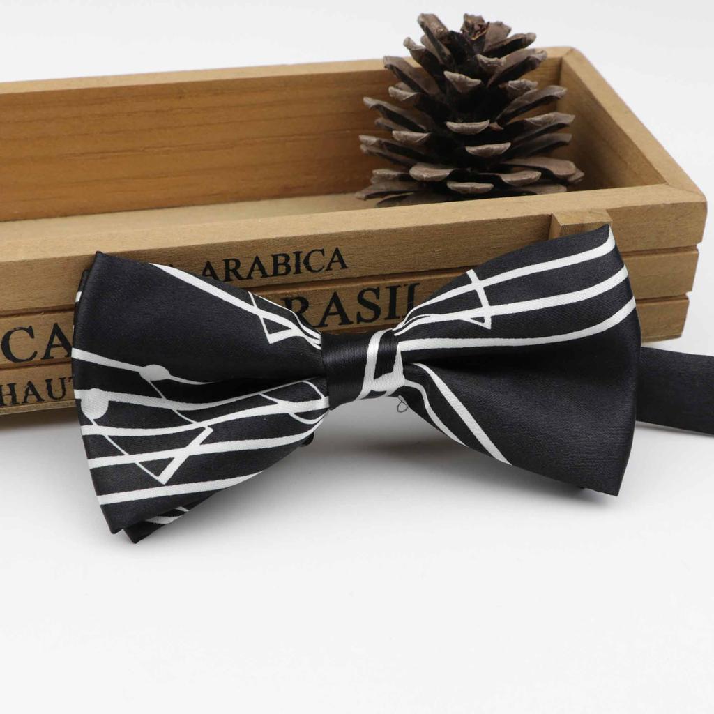 Kids Music Bow Tie Character Moustache Bowtie Children Camouflag Necktie Baby Polyester Butterfly Festival Striped Ties