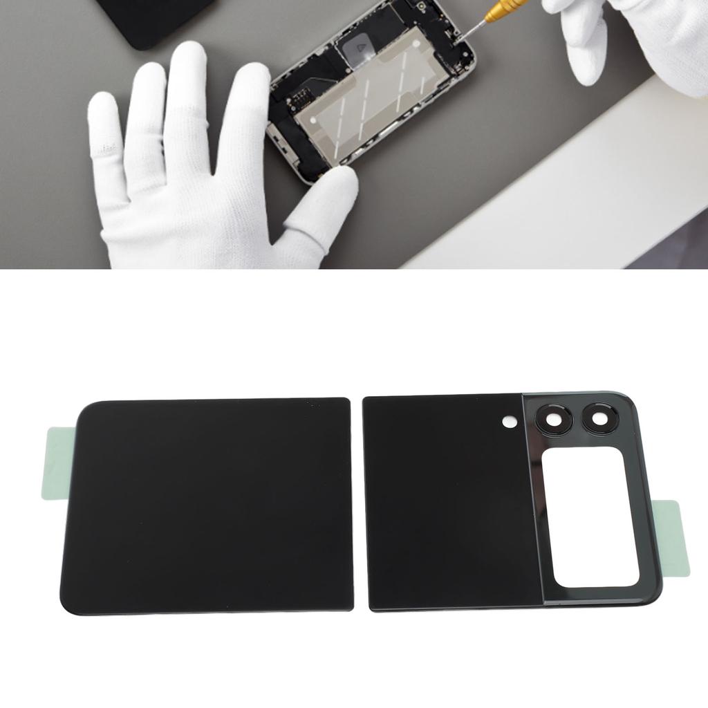 Phone Back Cover Replacement with Pre Installed Tape Camera Lens Tools Back Glass Housing Door for       3     3 5G F711