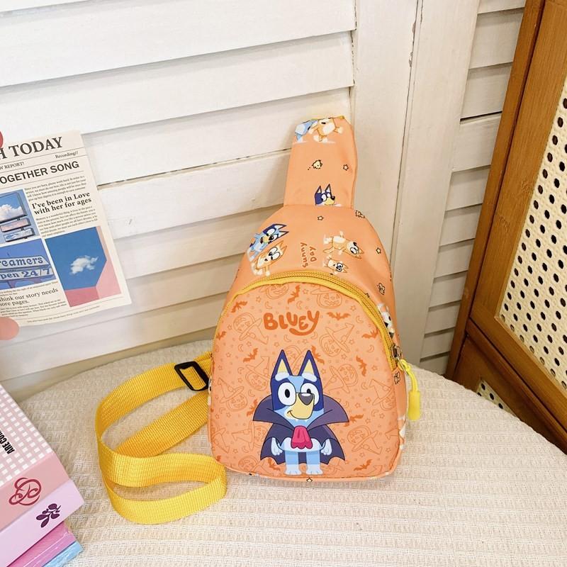 Single Bluey Shoulder Crossbody Chest Bag Kids Cute Coin Purse Gift Cartoon