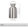 Non Insulated Stainless Steel Water Bottle 2000ML Large Capacity Sports Travel Mug Outdoor Portable Kettle for Hiking Camping