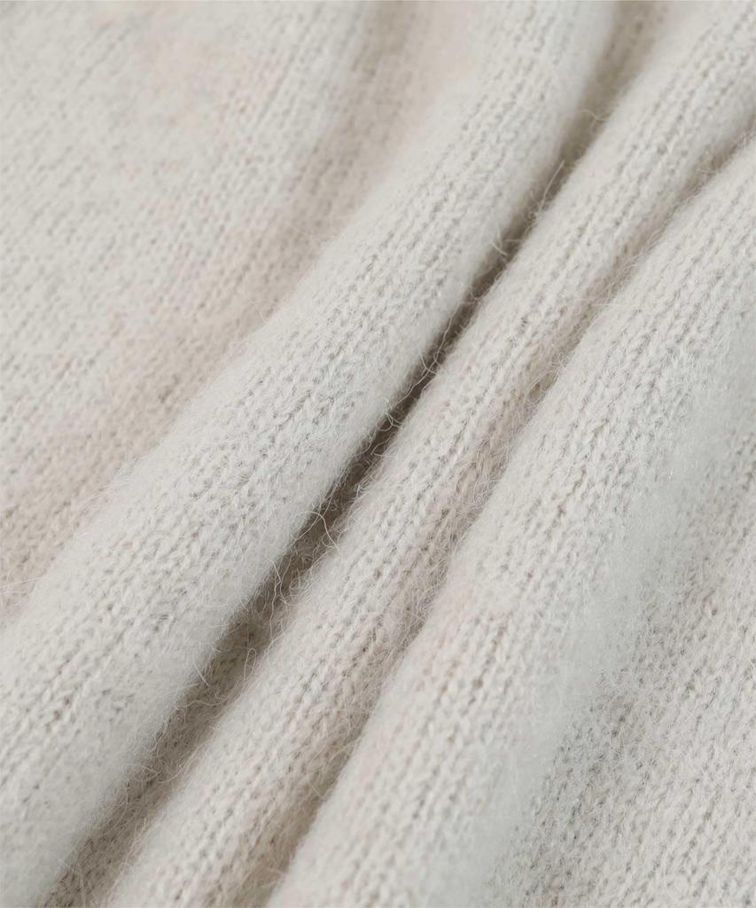 Yours Wool Blend Knit BEXU1674 Medium Ivory Off-the-Shoulder Women's