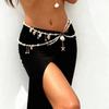 Tassel Thin Waist Chain Belt Multilayer Women Body Chain Belt Fashion Body Jewelry  Streetwear
